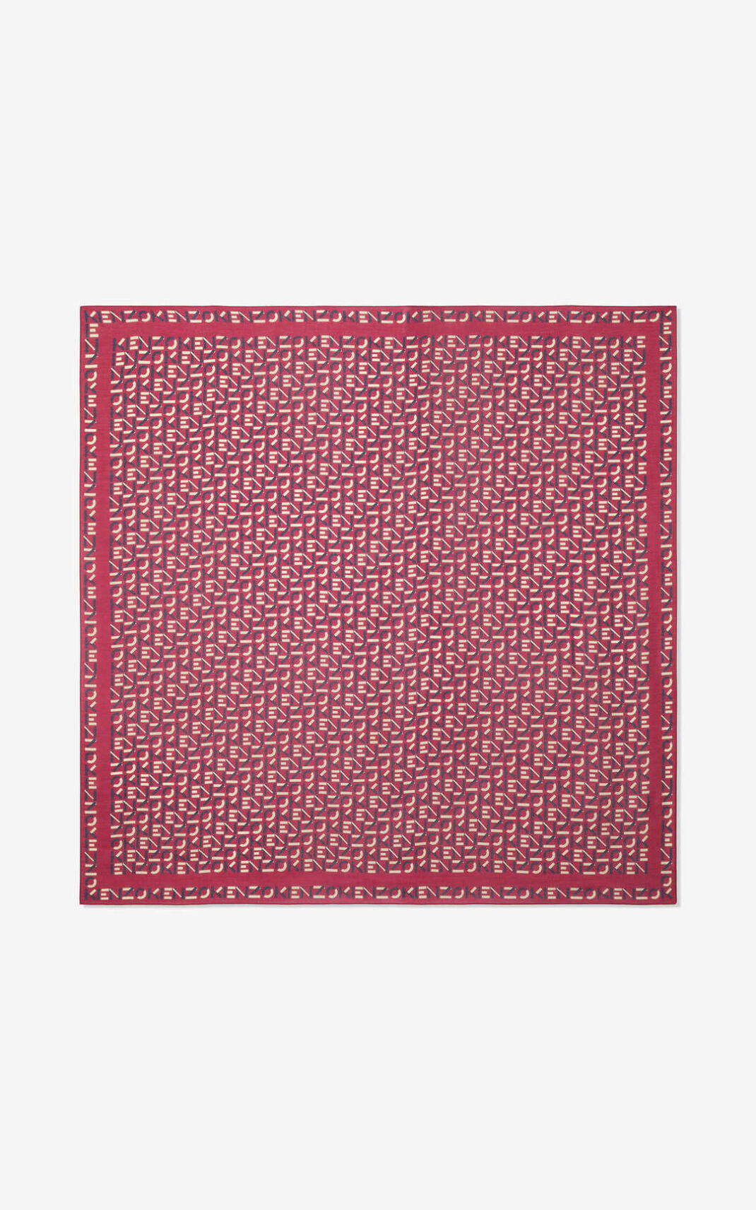 Foulard Kenzo Monogram Femme Foncé | PFAJ-39804